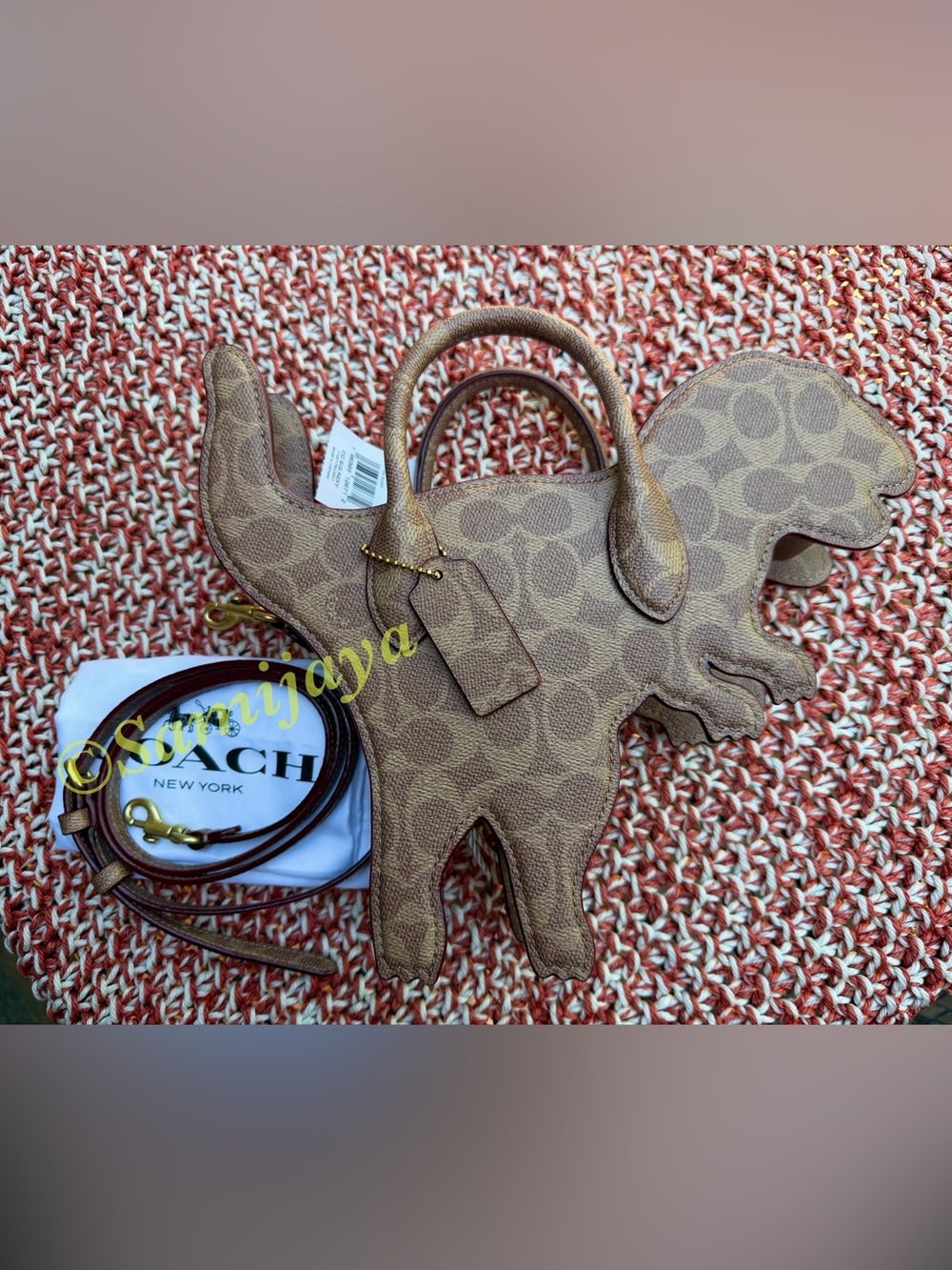 Coach Rexy Bag In Signature Canvas. CM549. NWT